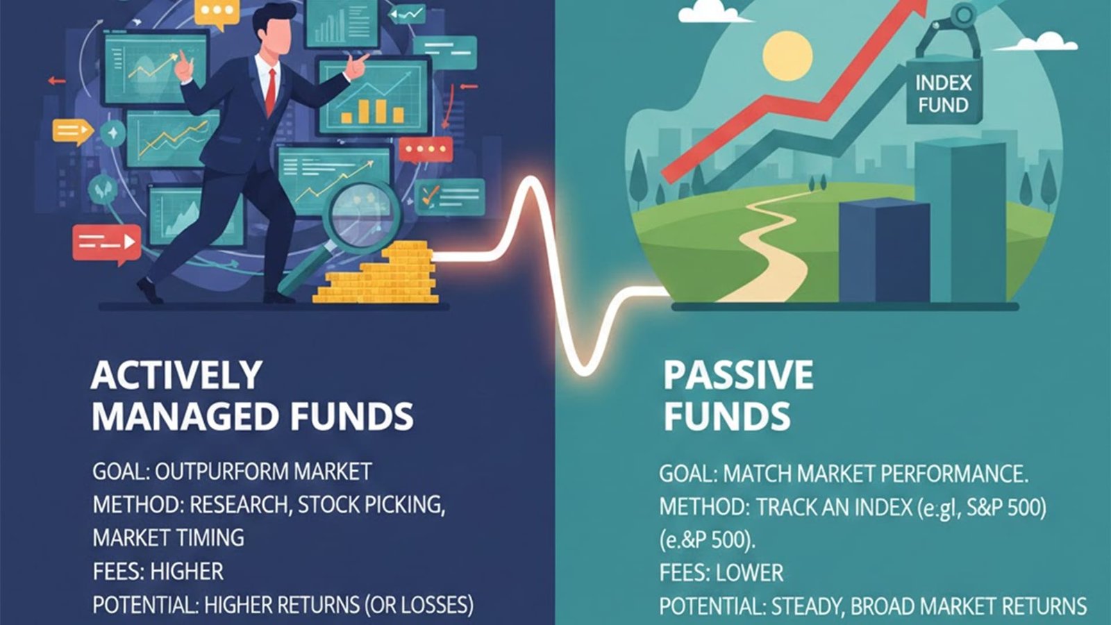 Actively Managed vs Passive Funds