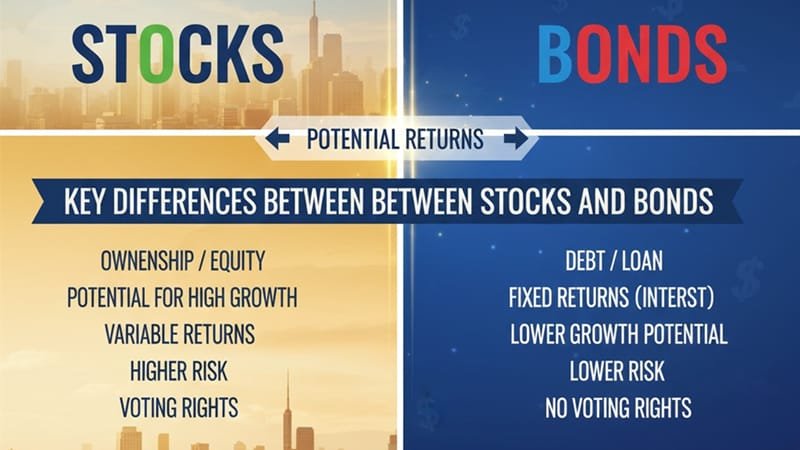 Stocks vs Bonds Key Differences Every Investor Needs to Know