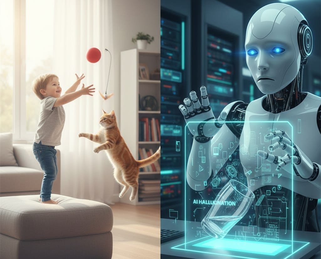 Child, Cat and Ai
